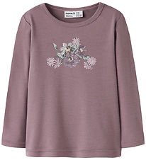 Name It Bluse - Uld - NmfWillitus - Toadstool/Flower Bouquet