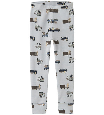 Name It Leggings - Uld - NmmWillit - Arctic Ice/Animals At Work
