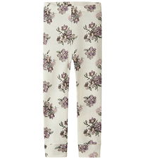 Name It Leggings - Uld - NmfWillitus - Snow White/Flower Bouquet