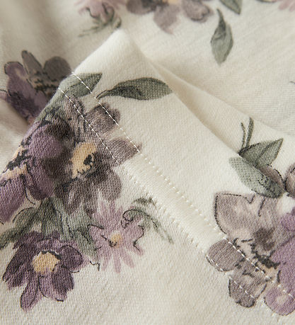 Name It Leggings - Uld - NmfWillitus - Snow White/Flower Bouquet