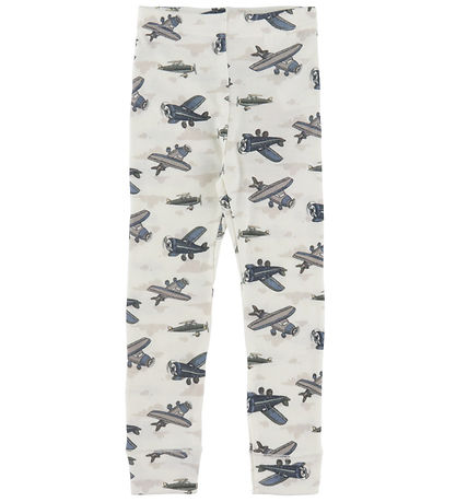 Name It Leggings - Uld - NmmWillitus - Snow White/AIRPLANES