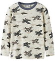 Name It Bluse - Uld - NmmWillitus - Snow White/Airplanes
