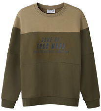 Name It Sweatshirt - NkmVemil - Olive Night/Game On
