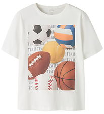 Name It T-shirt - NkmVoto - Cloud Dancer/Team