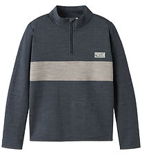 Name It Bluse m. Lynlås - NkmWuppo - Ombre Blue