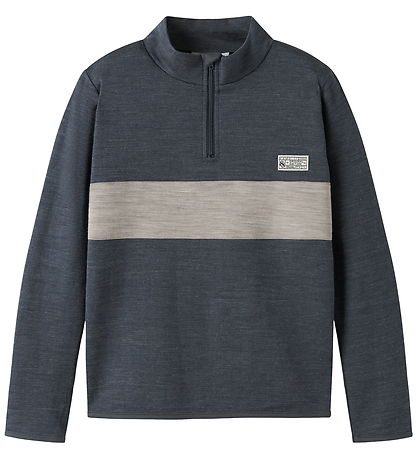 Name It Bluse m. Lynlås - NkmWuppo - Ombre Blue