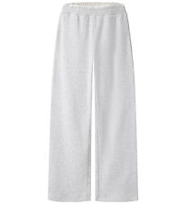 LMTD Sweatpants - NlfNizu - Wide - Light Grey Melange