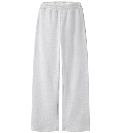 LMTD Sweatpants - NlfNizu - Wide - Light Grey Melange