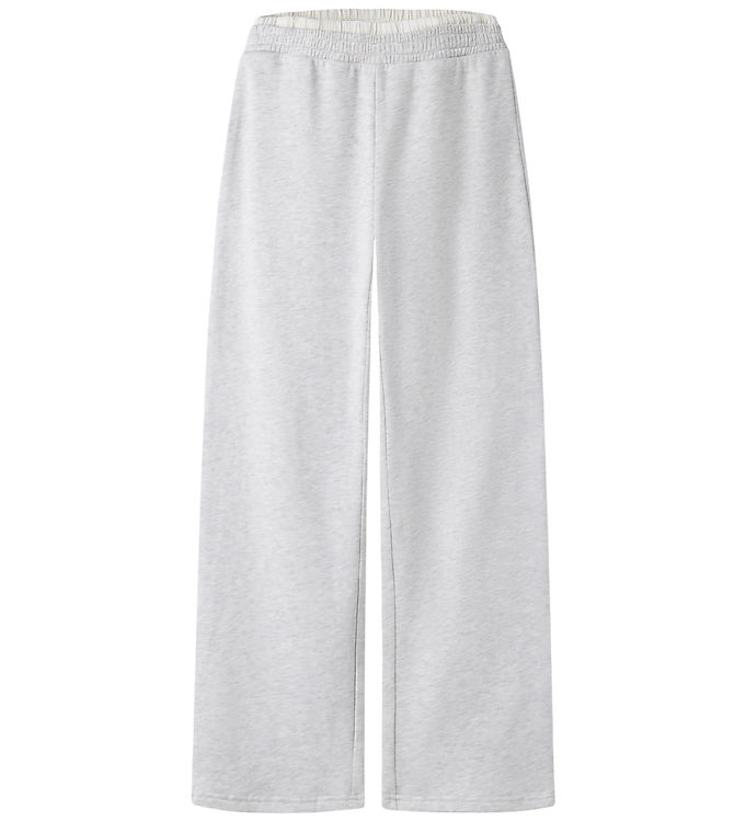 LMTD Sweatpants - NlfNizu - Wide - Light Grey Melange