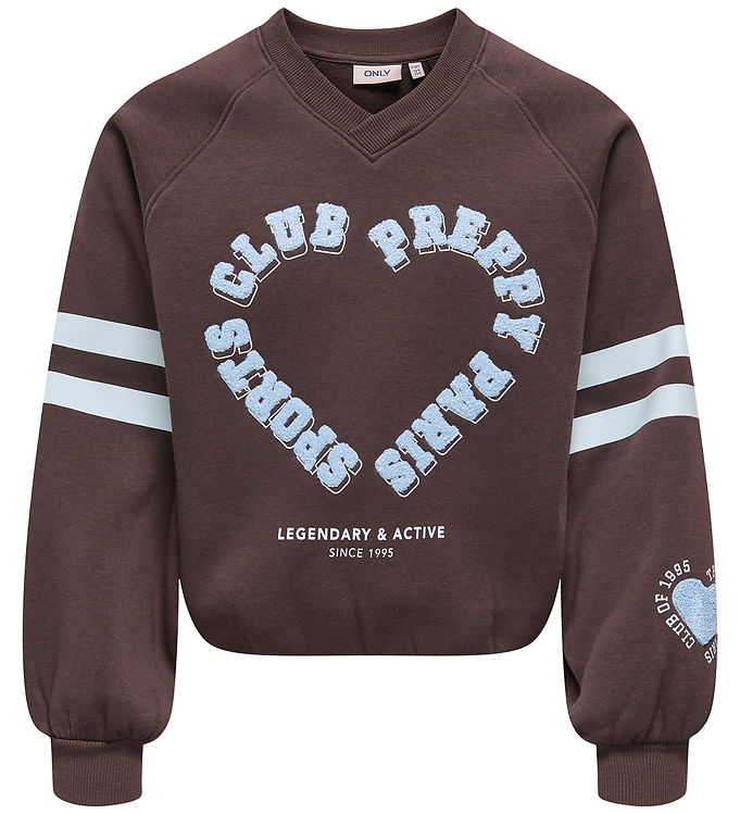 Kids Only Sweatshirt - KogColetta - Coffee Bean/Club