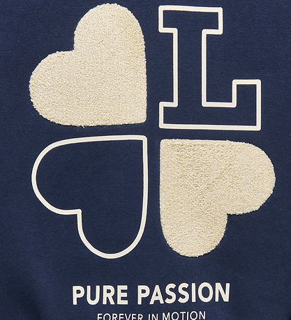 Kids Only Sweatshirt - KogColetta - Navy Blazer/Love
