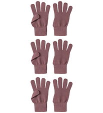 Name It Handsker - Strik - NknMagic - 3-pak- Wistful Mauve