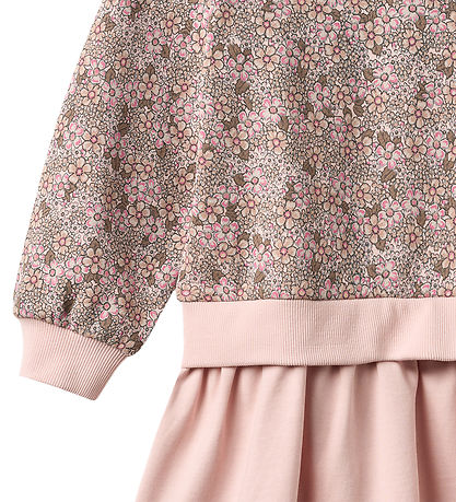 Wheat Kjole - Maggie - Rose Brown Flowers