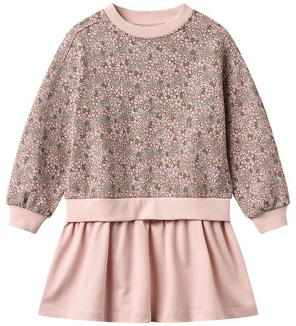 Wheat Kjole - Maggie - Rose Brown Flowers