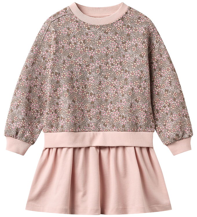 Wheat Kjole - Maggie - Rose Brown Flowers