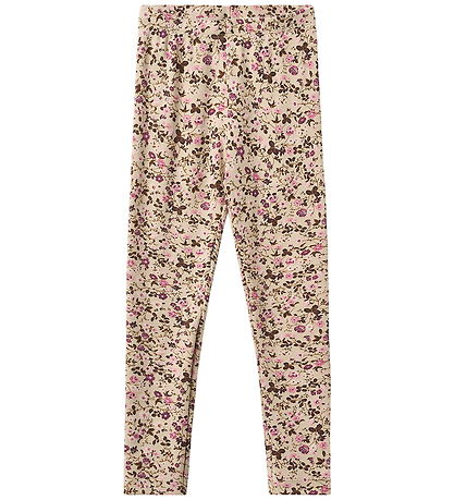 Wheat Leggings 2-pak - Jules - Soft Sand Flower Wine