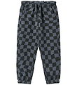 Wheat Sweatpants - Cosmo - Navy Blue Check