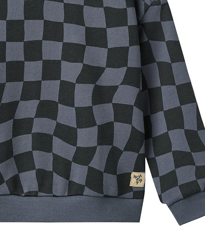 Wheat Sweatshirt - Sandro - Navy Blue Check