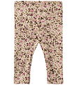 Wheat Leggings - Jules - Soft Sand Flower Wine