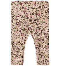 Wheat Leggings - Jules - Soft Sand Flower Wine