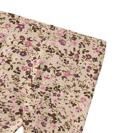 Wheat Leggings - Jules - Soft Sand Flower Wine