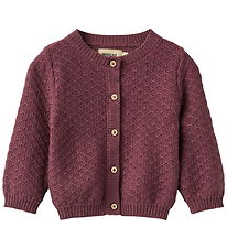 Wheat Cardigan - Strik - Magnella - Eggplant