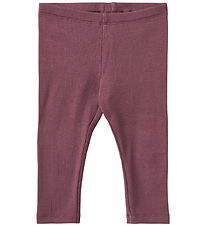 Wheat Leggings - Rib - Jules - Eggplant