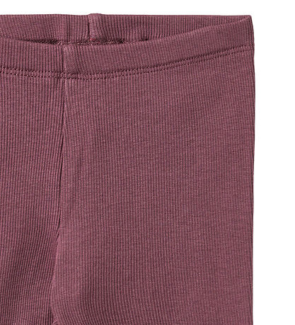 Wheat Leggings - Rib - Jules - Eggplant