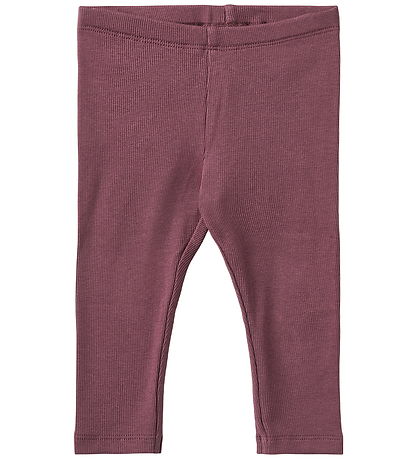 Wheat Leggings - Rib - Jules - Eggplant