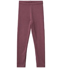 Wheat Leggings - Rib - Jules - Eggplant