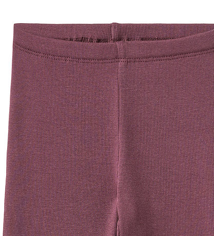 Wheat Leggings - Rib - Jules - Eggplant