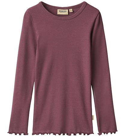 Wheat Bluse - 2-pak - Rib - Ida - Eggplant