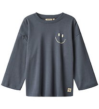 Wheat Bluse - Axe - Greyblue