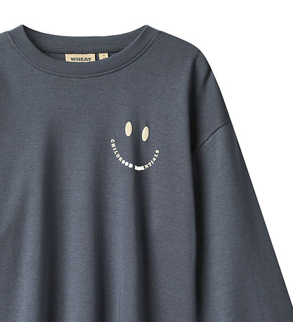 Wheat Bluse - Axe - Greyblue