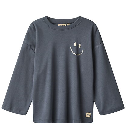 Wheat Bluse - Axe - Greyblue