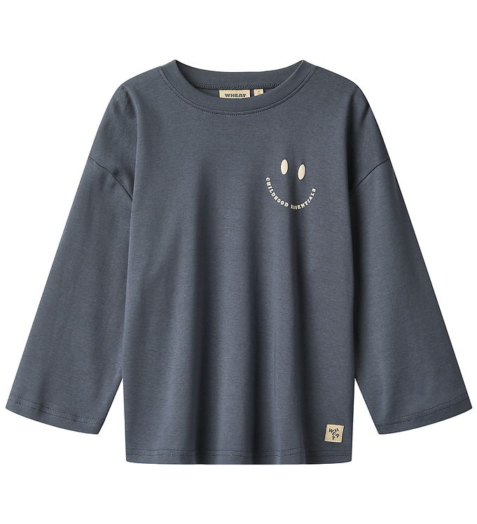 Wheat Bluse - Axe - Greyblue