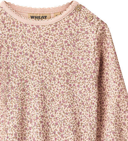 Wheat Bluse - Marit - Dime Rose Small Flowers