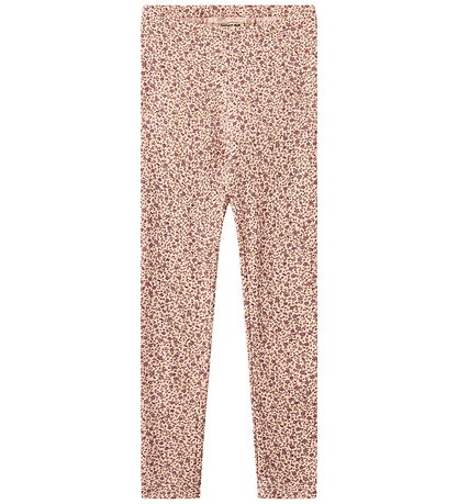 Wheat Leggings - Jules - Dime Rose Small Flowers