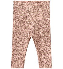 Wheat Leggings - Jules - Dime Rose Small Flowers
