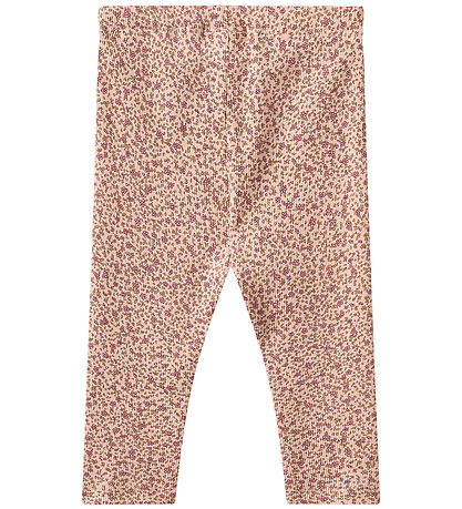 Wheat Leggings - Jules - Dime Rose Small Flowers