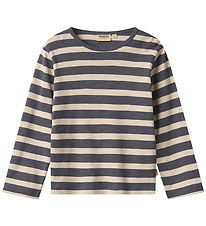 Wheat Bluse - 2-pak - Milo - Greyblue Strip