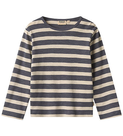 Wheat Bluse - 2-pak - Milo - Greyblue Strip