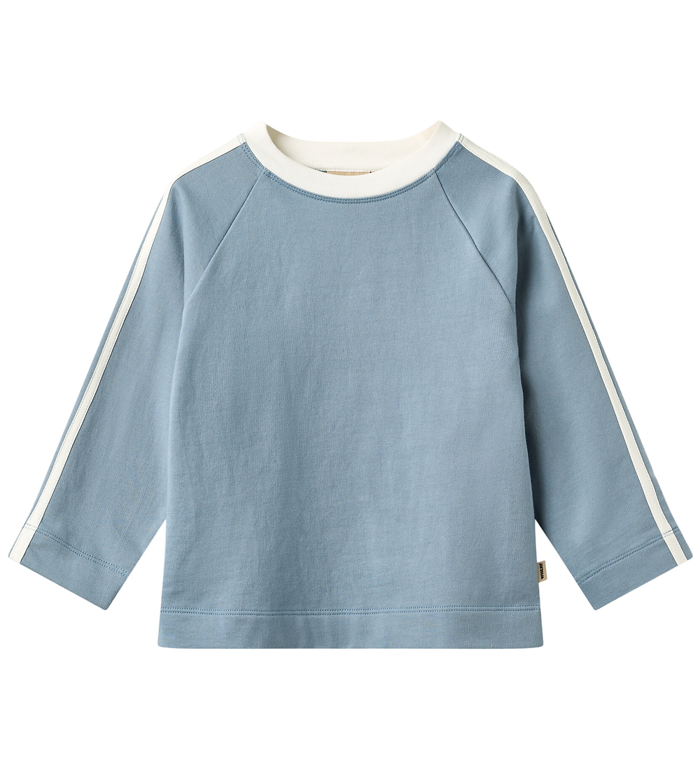 Wheat Bluse - Mikkel - Faded Denim - Wheat - 8 Jahre (128) - Blusen