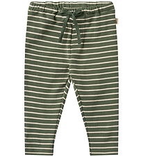 Wheat Bukser - Manfred - Dark Green Stripe