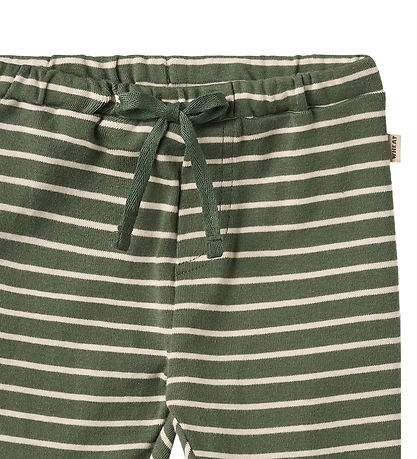 Wheat Bukser - Manfred - Dark Green Stripe