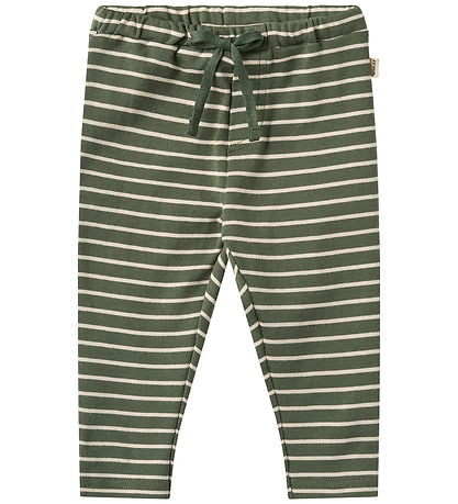 Wheat Bukser - Manfred - Dark Green Stripe