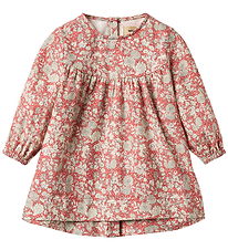 Wheat Dress - Fenja - Raspberry Flowers