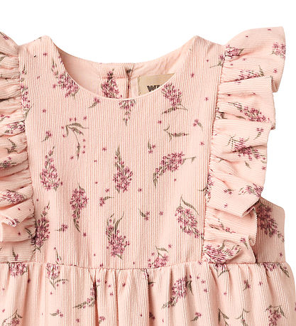 Wheat Romper - Milia - Dim Rose Flowers