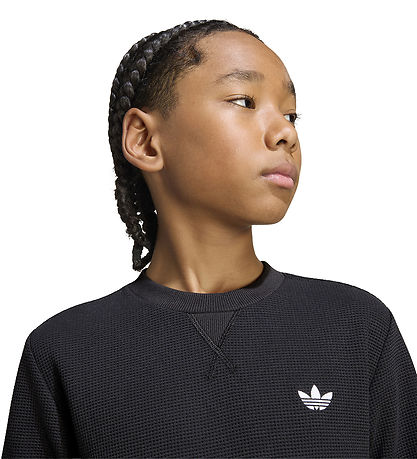 adidas Originals Bluse - Waffle - Black