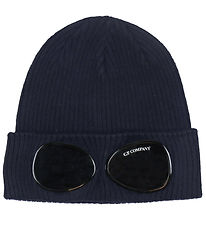 C.P. Company Mütze - Wolle - Total Eclipse Blue m. Sonnenbrille